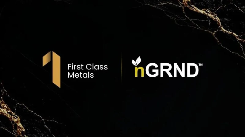 First Class Metals and nGRND partnership announcement graphic