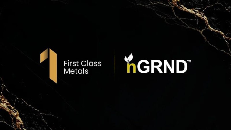 First Class Metals and nGRND partnership announcement graphic